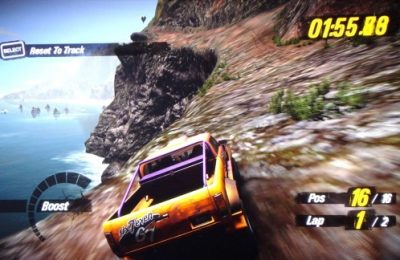 Crazy race with Motorstorm 3D Rift