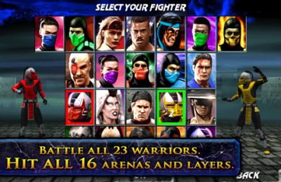 Choose your hero! - Ultimate Mortal Kombat 3